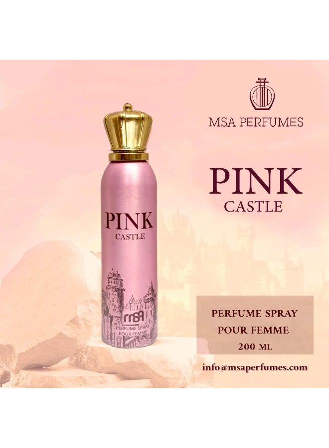 MSA pink castle body spray 200 ml - Image 2